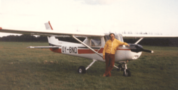 Cessna 150 OYBND on Sams&oslash;